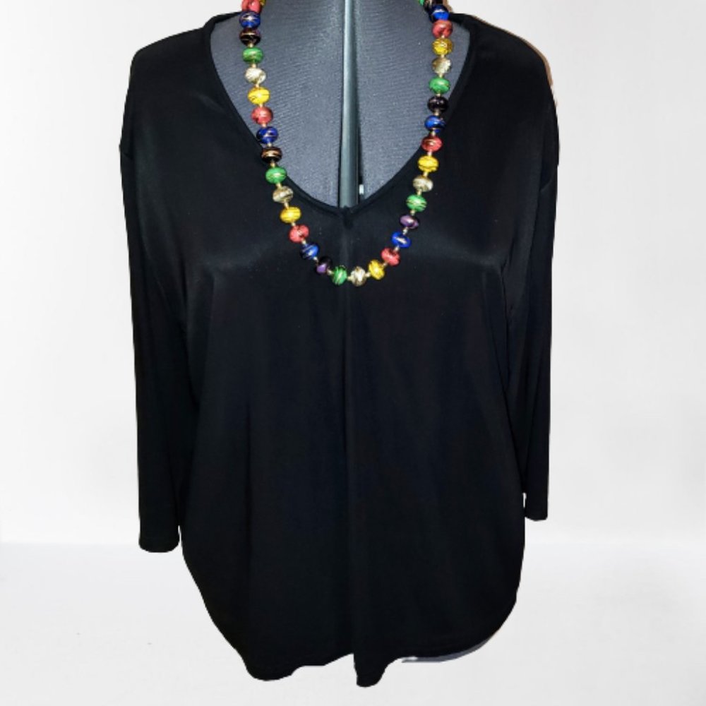 Briggs New York top blouse 2X + Bonus